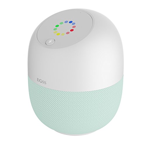 DOSS Assistant 20W Smart Bluetooth Speaker with Amazon Alexa Voice Control, Touch Sensitive Panel, and Built-in Rechargeable Battery[Green]