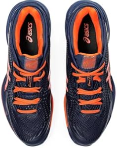 TENIS ASICS COURT FF 3 (ALL COURT) AZUL MARINHO E LARANJA - 2024