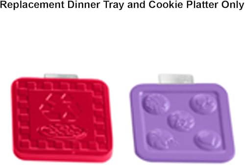 Miniatura 5 de Piezas de repuesto para Fisher-Price Little People Barbie Dreamhouse Playset - HCF61  Bandeja de repuesto para cena y bandeja para galletas