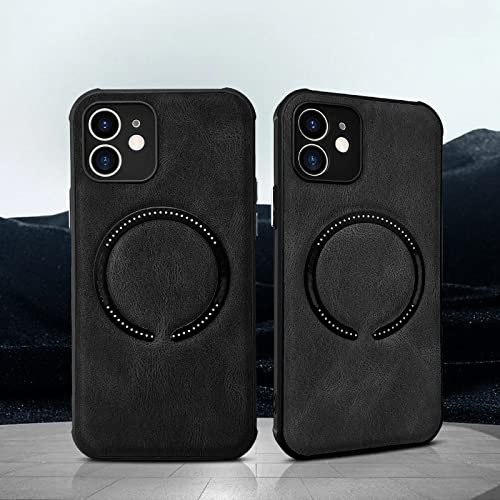 Coque en cuir iPhone 12 robuste pour éviter les rayures au bureau