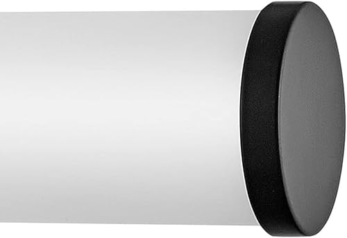 Miniatura 8 de Hinkley 50062BK-LCB Zevi - Lámpara LED mediana para tocador de baño, barra de baño de ópalo grabado, moderno puño de dos tonos, se monta vertical u