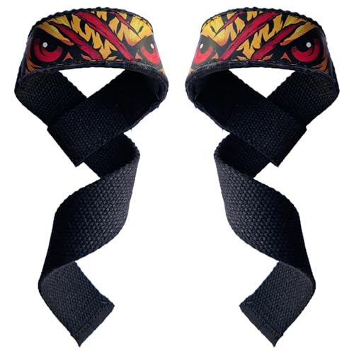 Image of Weight Lifting Straps for Gym Men & Women - Heavy Duty Wrist Support Straps for Deadlifts, Powerlifting & Strength Training