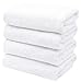Produktbild ZOLLNER 4er Set Handtücher, 50x100 cm, 100% Baumwolle, 650g/qm, weiß