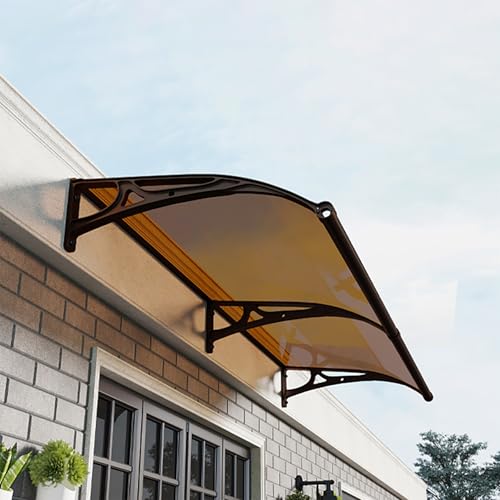 Auvent de porte d'entrée extérieur aluminium pour fenêtre et terrasse
