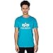 ALPHA INDUSTRIES Herren Basic T-Shirt, Blickdicht, Blau (Blue Lagoon), XL