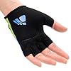 Enfants Gants de Vélo Garçons Filles Cyclisme VTT Demi-Doigts Antidérapant Mitaines de Sport Antichoc Respirant Courts pour Bicyclette Réglables Scooter Paire de Gant (JR S ~6,5-7 cm, Dinosaur) #4