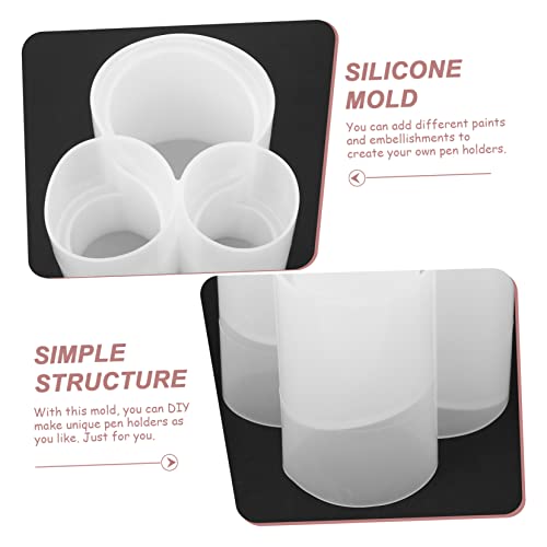 Moule silicone porte-stylo flexible et transparent pour création artisanale - 6