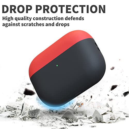 Damonlight Airpods Pro 2 Case [2 Caps][Compatible With Magsafe And Wireless Charging] Shock Proof Protective Cover With Lanyard For Apple Airpods Pro 2Nd Generation Case 2022 Released (Black) #TOP1