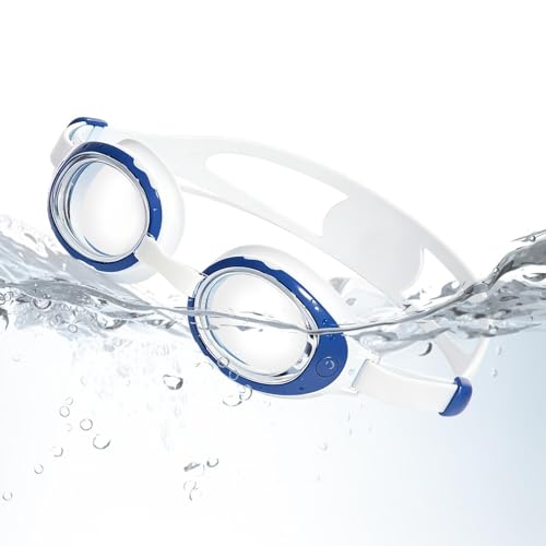 Lunettes de natation pour filles avec large silicone anti-buée - 7
