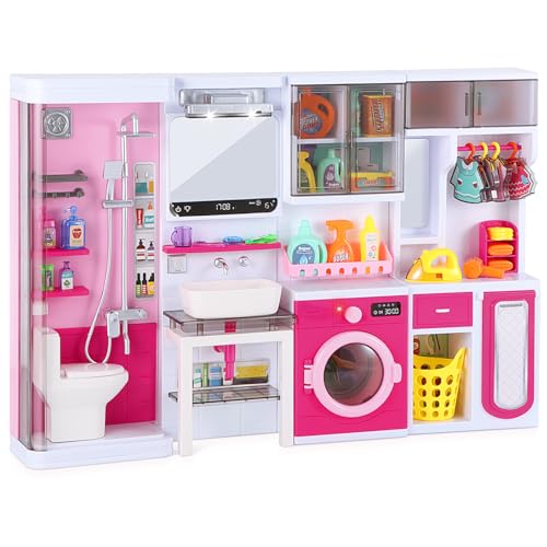 Image of Bathroom Playset Pretend Role Play Toys