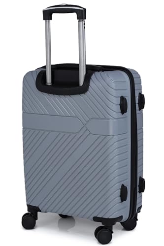 Image of ACEPACK Dawn Small Size Lightweight Luggage - Recyclable Polypropylene, Anti-Theft Double Safety Zipper, Built-in Number Lock, 3-Year Warranty (20,Dark Grey)
