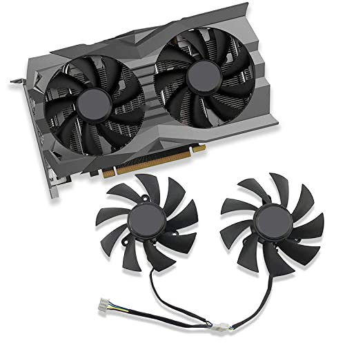 Dotodo Ventilateur GA92A2H 87 mm 0,35 A pour carte graphique Zotac GeForce GTX 1660/1660 Ti/RTX 2060/2070 SUPER Mini (ventilateur de carte graphique AB)