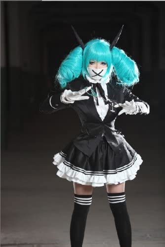 コスプレ 衣装 ウィッグ 初音ミク 秘密警察 ボーカロイド ほぼフルセット Amazon.co.jp: 【cosmch20】コスプレ衣装 初音ミクVOCALOID