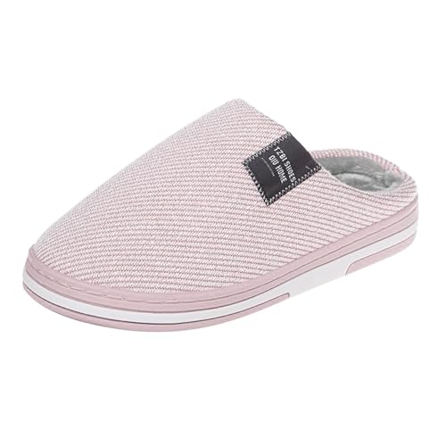 Pantuflas de peluche para mujer, de peluche, ligeras, cálidas, suaves, peludas, antideslizantes, zapatillas de casa Fuzzy lavables semicerradas, deslizadores elegantes interiores y exteriores Fluffy