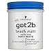 got2b Beach Styling Paste for Matte Surfer Looks, Hair Wax for Men for Scratching, Texturing or Taming without Gluing, Medium Hold (100 ml), Pack of 1