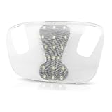 Bestview LED Interior Roof Dome Light Cover Clear Lens Overhead with White PCB for 1999-2007 Fo-rd F250 F350 F450 F550 Excursion, F150 Expedition Mustang Taurus, 6000K White Dome Lamp Kit, 1 Set