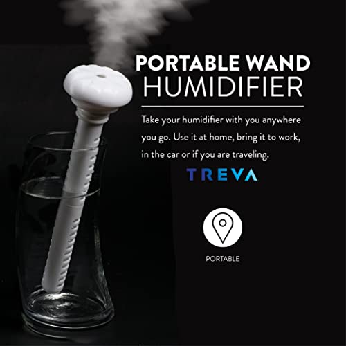 Treva Mini Portable Humidifier, Cool Mist Ultrasonic USB Moisture Wand for travel or home by Treva - Image 5