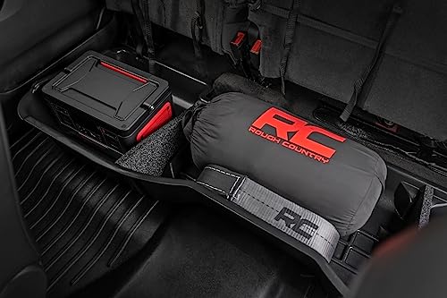 Rough Country Under Seat Storage for Chevy Silverado 1500 (2014-2018) & 2500HD/3500HD (2015-2019) Crew Cab - Custom-Fit Under Seat Truck Storage by Rough Country - Used condition - US$103.48
