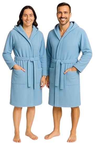 Accappatoio In Microfibra Unisex Con Cappuccio - Morbido, Salvaspazio, Ideale Per Mare, Piscina E Palestra - Foto 3