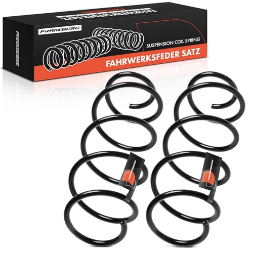 Frankberg 2x Coil Spring Front Axle Left Right Compatible with Punto 188 1999-2012 Punto Box/Hatchback 188 2000-2009 Replace# 46751136