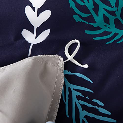 Lishjekee Dinosaur Duvet Cover Set For Boys Dino Comforter Cover Twin Size For Kids Teens Girls Dinosaurs Duvet Cover With 2 Pillowcases Microfiber Navy Blue Dinosaur Bedding Set Twin (No Comforter) #TOP4