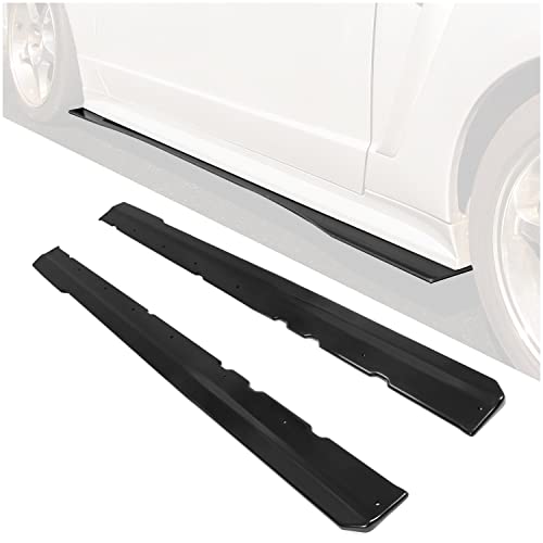 HECASA Side Skirts Compatible with 1999-2004 Ford Mustang Side Skirt Extension Rocker Panels Guard Black by HECASA - Used condition - US$81.88