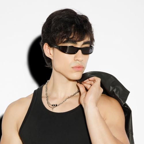 Image of Salty Alpha Wrap Around Sporty UV400 Protection Goggles For men | Stylish UV Protection Eyewear | Durable & Lightweight | Perfect for Outdoor & Driving | Modern Stylish Eyewear