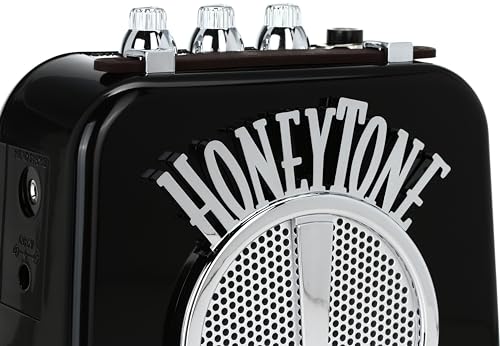 Danelectro Honeytone N-10 Guitar Mini Amp, Black with belt clip by Danelectro - Image 4