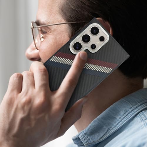 MARGOUN for Samsung Galaxy S24 Ultra Aramid Carbon Fiber Case (N)