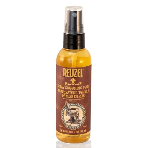 Reuzel Hairspray Grooming Tonic - Subtle Apple Peppermint Fragrance - Perfect for Blow Drying - Ideal for Volume Lift and Texture - Low Shine - Protects Hair from All Thermal Styling - 100 ml
