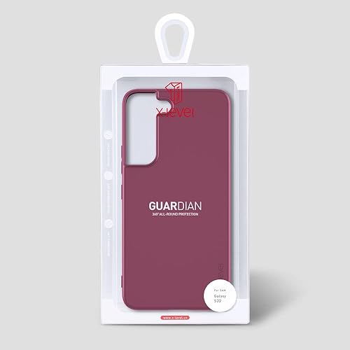 Miniatura 7 de X-level Para Samsung Galaxy S22 Funda Super Delgada Slim Fit Soft TPU Serie Guardian S22 Teléfono Cubierta Trasera Luz Protectora Mate Acabado