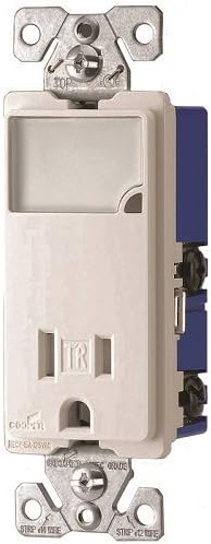 Cooper Wiring TR7735W-K-L Receptacle Decorator WHT, White