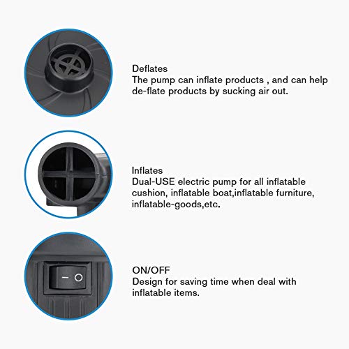 Bestrip Air Mattress Twin Size Inflatable Bed With Electric Air Pump Single Camping Blow Up Mattress, Camping Accessories (Brown) #TOP7