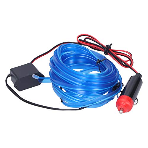 Akozon Lumières de Bande de LED, 5 m / 16.4ft Auto LED Bande Allume-Cigare entraînement Lumineux ambiant Voiture lumière intérieure DC 12 V Voiture...