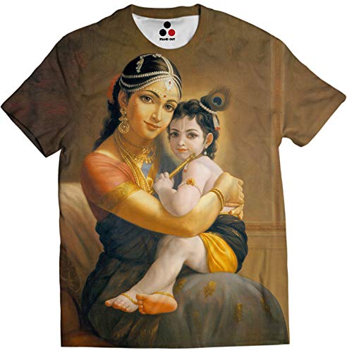 Image of STAND OUT All Over Printed Shiva, Krishna, Hanuman, Kali, Ram and Ravana, Ramayan, Bagavath Githa, Buddha Religious, Spiritual, Hindu Gods T-Shirts