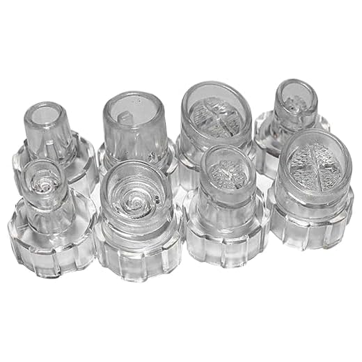 Hydrafacial Consejos de reemplazo Vortex Belleza Consejos para la exfoliación de agua Aqua Peel Hydrofacial Piezas de plástico 8 Pcs Elitzia ETAF131T