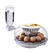 Yasorn Egg Incubator, Holds 12 Eggs Fully Automatic 360° View Incubator with Automatic Egg Turner and Temperature Control for Hatching Chicks Quail Duck Bird Eggs