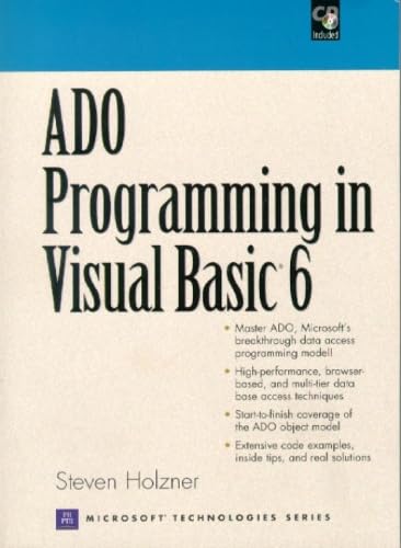 ADO Programming in Visual Basic 6: Holzner, Steven: 9780130858573 ...