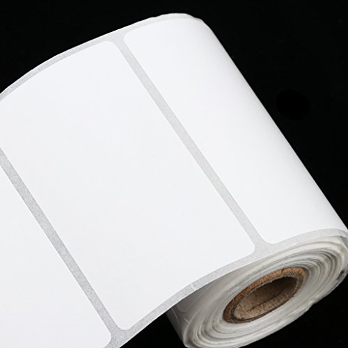 Etiquetas de transferência térmica autoadesivas brancas de 57 mm da Almencla