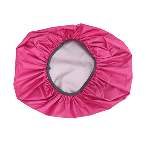 Preisvergleich Produktbild LEDMOMO wasserdichte Rucksack Regen Abdeckung Rucksack Regendicht Abdeckung für Wandern Camping Reisen 35L (Rose Red)