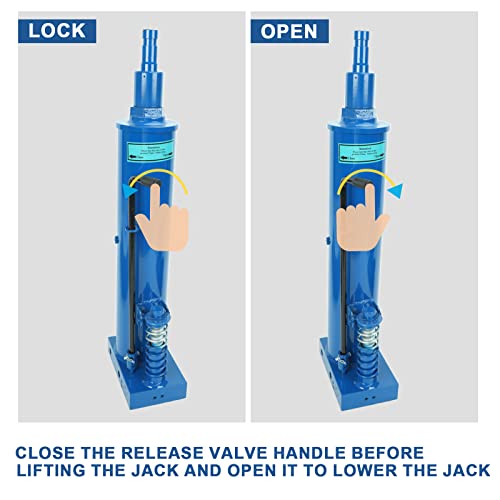 1100Lbs Capacity Hydraulic Transmission Jack 2-Stage Telescopic Lift With Foot Pedal And Swivel Wheels For Easy Maneuvering, Adjustable Height Range Of 35"-72" For Garage Hoisting Tasks #TOP5