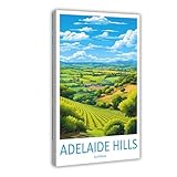 Adelaide Hills Reisedruck, Adelaide Hills, Dekoration, 