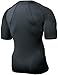 TSLA Men's UPF 50+ Quick Dry Short Sleeve Compression Shirts, Athletic Workout Shirt, Water Sports Rash Guard, Zero Block Anthracite, X-Large