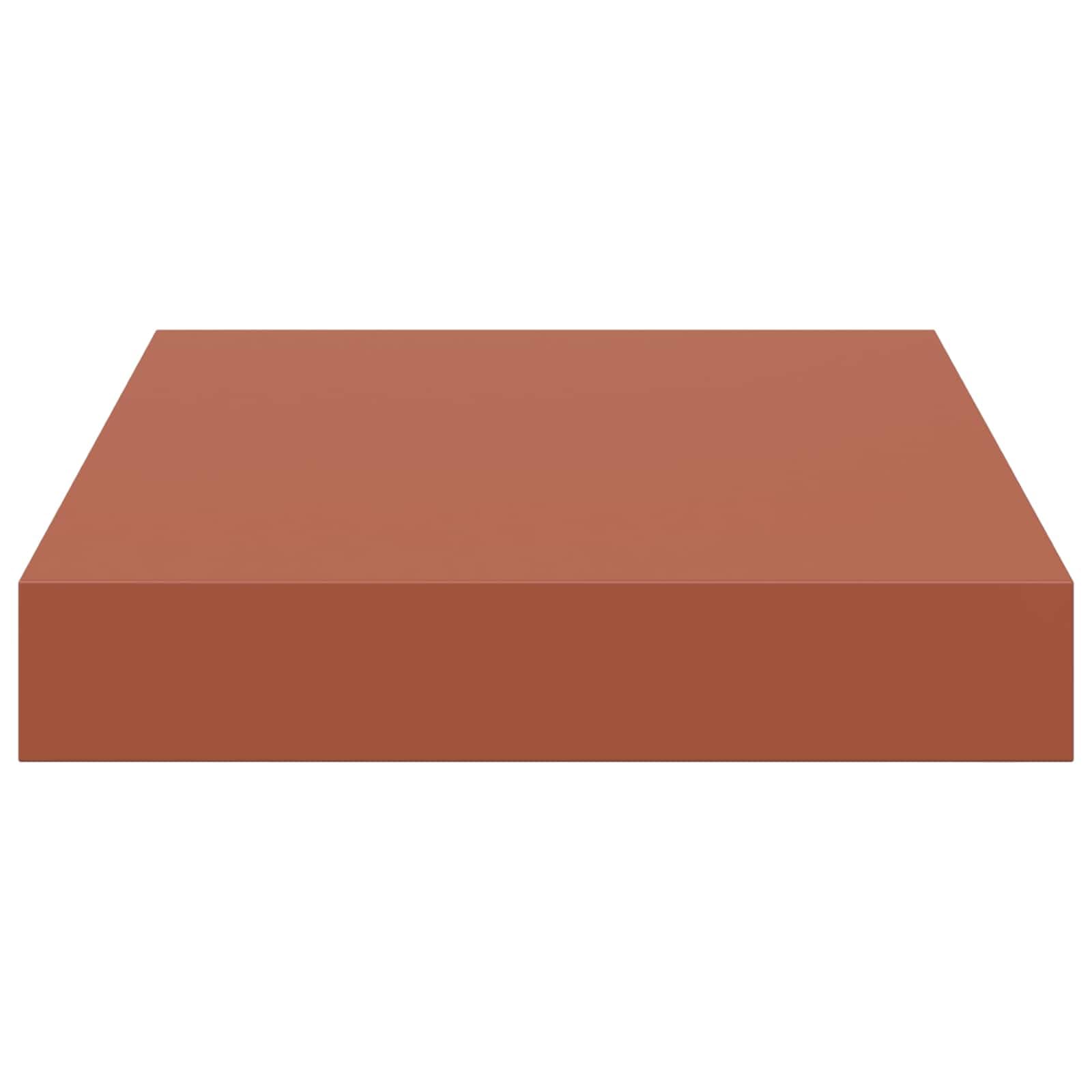 Set di 4 mensole da parete, 23 x 23,5 x 4 cm, in legno, per soggiorno, camera da letto e cucina, stile moderno, da appendere