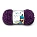 Produktbild Gründl Wolle Funny uni - weiche Chenille Wolle zum Häkeln - Kuschelig und hautfreundlich - 100% Polyester - 1 Knäuel 100 g / 120 m - Nadelstärke 5-6 - aubergine