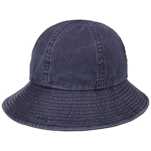 Mayser Chapeau en Coton Anti UV Ruth Femme - Made in The EU pour d'été Tissu Printemps-été - S (55-56 cm) Bleu foncé Cover