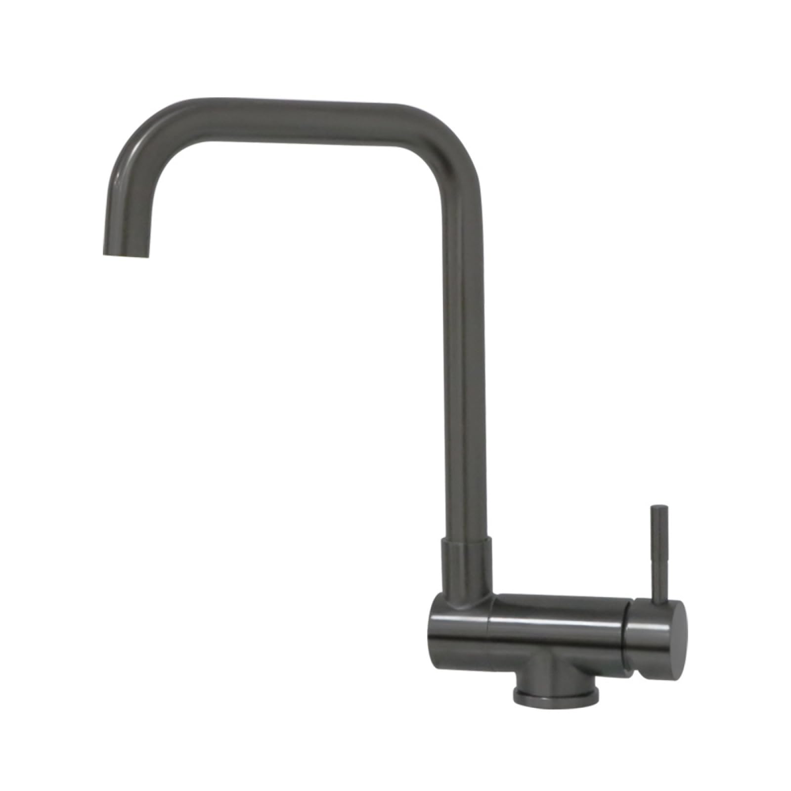 Fanjubei Bullet Ash Kitchen 304 Stainless Steel Foldable Hot And Cold Water Faucet, Gunpowder Gray