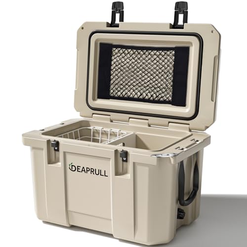 , Insulated Ice Chest Box Holds Ice For Up To 6 Days, Portab