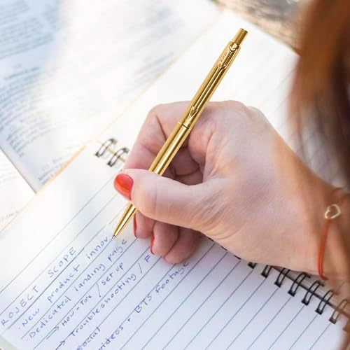 Parker Classic Gold Ball Pen| Ink Color - Blue | Gift For Employees | Leading Pen For Entrepreneurs (Image - 7)