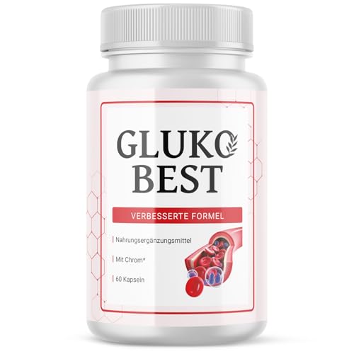 ORIGINAL Glukobest Kapseln | mit Zink und Chrom | Glucobest für dein Wohlbefinden | Inhalt 1x60 Kapseln